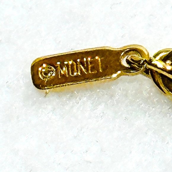 Vintage Monet Enameled Necklace - Picture 5 of 7